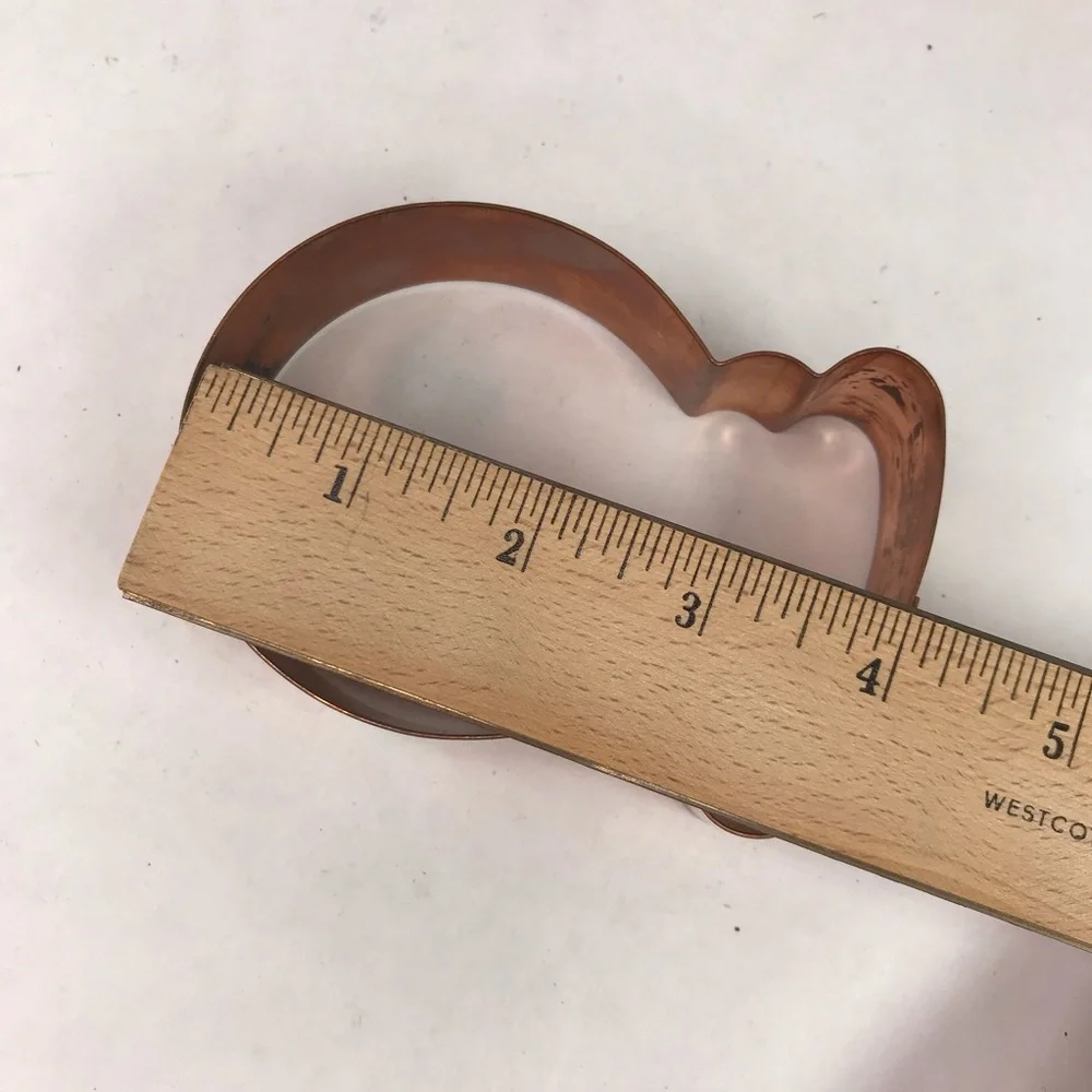 Kitchen Collectibles Snow Glove Copper Cookie Cutter Large Vintage USA